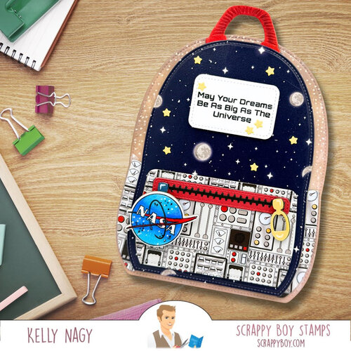 Scrappy Boy Stamps - Dies - Backpack Builder 8 Scrappy Boy Stamps - Dies - Backpack Builder
