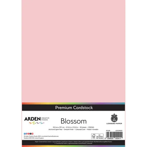 Arden Creative Studio - Premium Cardstock Collection - A4 - Blossom - 20 Sheets