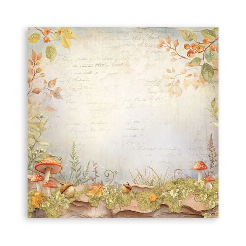 Stamperia - Whispering Woods Collection - 12 x 12 Paper Pad - Single Face 10 Stamperia - Whispering Woods Collection - 12 x 12 Paper Pad - Single Face