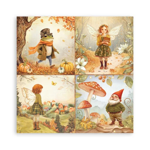 Stamperia - Whispering Woods Collection - 12 x 12 Paper Pad - Single Face 17 Stamperia - Whispering Woods Collection - 12 x 12 Paper Pad - Single Face