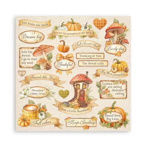 Stamperia - Whispering Woods Collection - 12 x 12 Paper Pad - Single Face 2 Stamperia - Whispering Woods Collection - 12 x 12 Paper Pad - Single Face