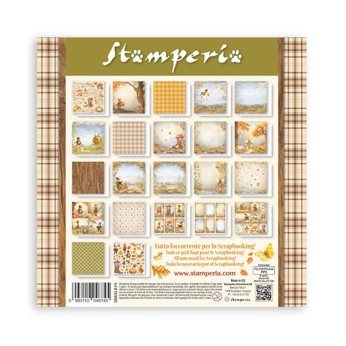 Stamperia - Whispering Woods Collection - 12 x 12 Paper Pad - Single Face 24 Stamperia - Whispering Woods Collection - 12 x 12 Paper Pad - Single Face