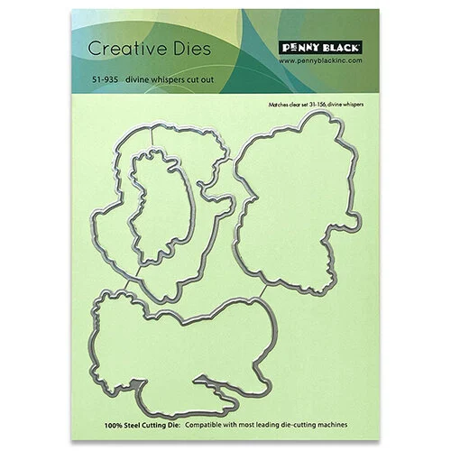 Penny Black - Creative Dies - Divine Whispers Cut Out