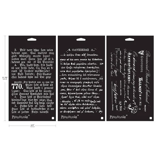 Prima - Finnabair Collection - Stencils - Old Pages