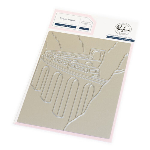 Pinkfresh Studio - Twinkle & Tradition Collection - Press Plate - Holiday Express