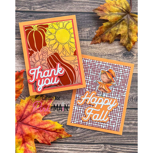 Pink and Main - CheerFoil Collection - Foilables - Fall Greetings 3 Pink and Main - CheerFoil Collection - Foilables - Fall Greetings