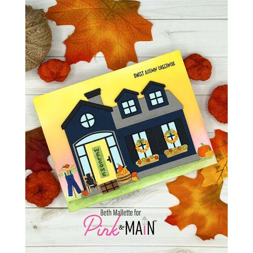 Pink and Main - Dies - Autumn Home Add-On