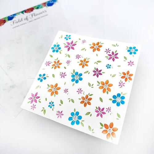 Emily Moore Designs - Layered Stencils - Field Of Flowers 3 Emily Moore Designs - Layered Stencils - Field Of Flowers