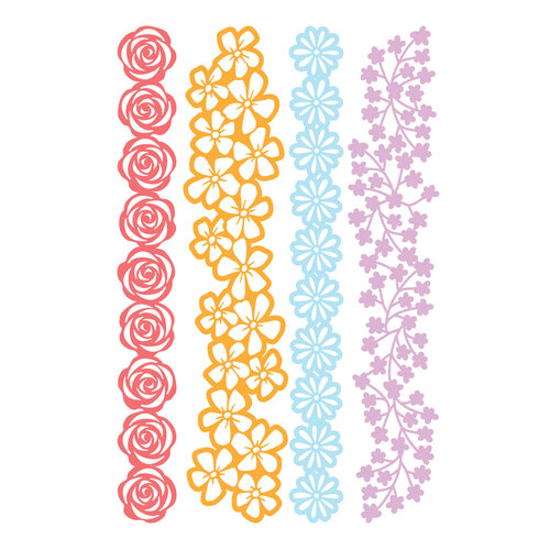 Scrapbook.com - Floral Bundle - Stencil and Dies 3 Scrapbook.com - Floral Bundle - Stencil and Dies