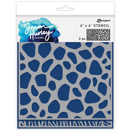 Simon Hurley - Stamp, Stencil, and Die Bundle 3 Simon Hurley - Stamp, Stencil, and Die Bundle