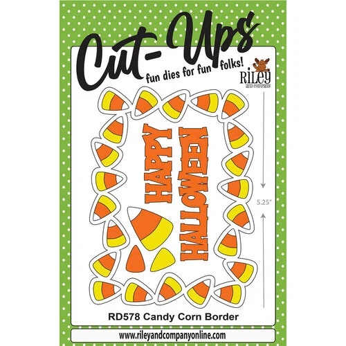 Riley and Company - Cut-Ups Collection - Dies - Candy Corn Border