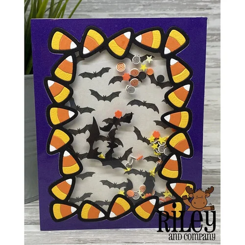 Riley and Company - Cut-Ups Collection - Dies - Candy Corn Border