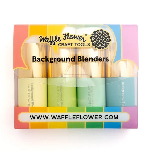 Waffle Flower Crafts - Background Blending Brushes - Greens