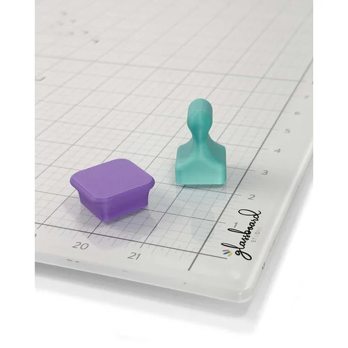 Glassboard Studio - 13.5 x 18 Magnetic Glass Craft Mat - True White 3 Glassboard Studio - 13.5 x 18 Magnetic Glass Craft Mat - True White