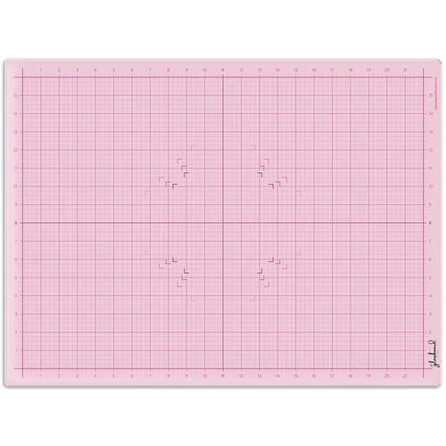 Glassboard Studio - 18 x 24 Magnetic Glass Craft Mat - Blush