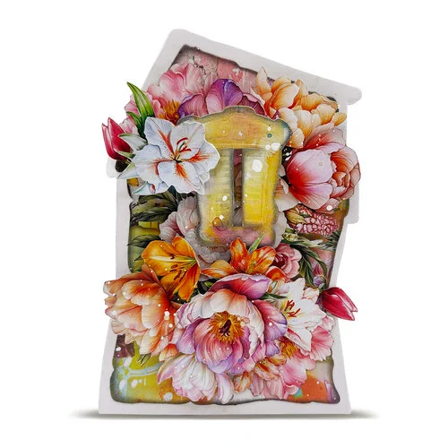 AALL and Create - Meadow Bloom Collection - Ephemera - Die-Cuts - Sorbet Petals