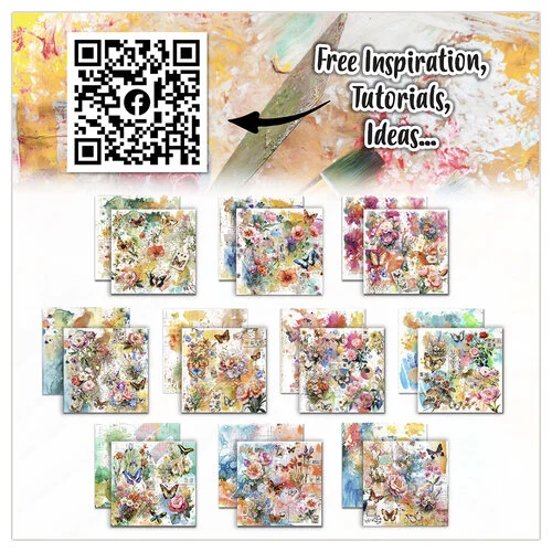 AALL and Create - Garden Daydreams Collection - 6 x 6 Paper Pack - Sunroom Drift