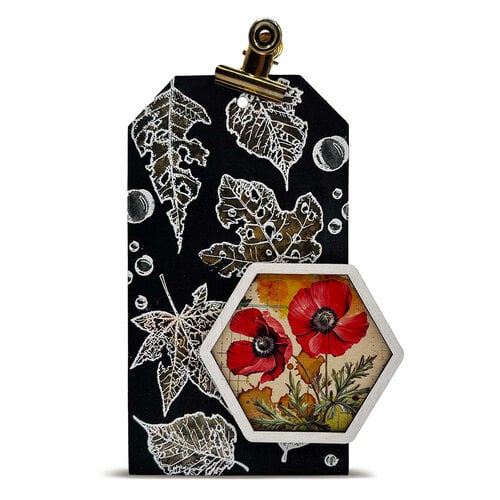 AALL and Create - Radiant Florals Collection - Rub-On Transfers - Dancing Poppies