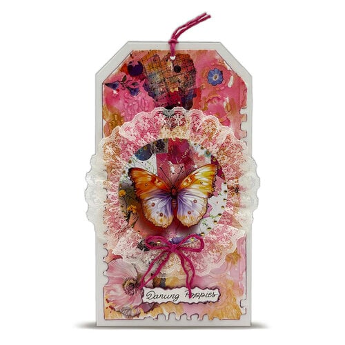 AALL and Create - Radiant Florals Collection - Rub-On Transfers - Dancing Poppies