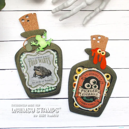 Whimsy Stamps - Dies - Potion Bottle 14 Whimsy Stamps - Dies - Potion Bottle