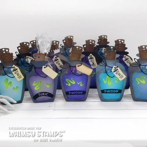 Whimsy Stamps - Dies - Potion Bottle 15 Whimsy Stamps - Dies - Potion Bottle