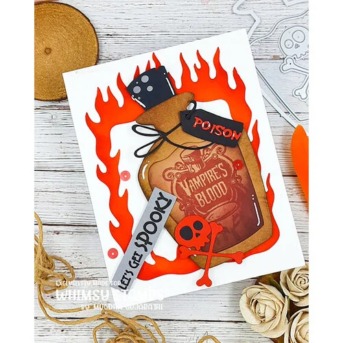 Whimsy Stamps - Dies - Potion Bottle 5 Whimsy Stamps - Dies - Potion Bottle