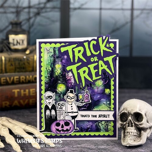 Whimsy Stamps - 6 x 6 Paper Pack - Gothic Glow 10 Whimsy Stamps - 6 x 6 Paper Pack - Gothic Glow