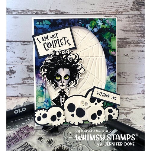 Whimsy Stamps - 6 x 6 Paper Pack - Gothic Glow 8 Whimsy Stamps - 6 x 6 Paper Pack - Gothic Glow