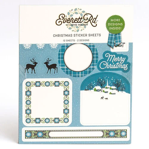 Everett Rd - Winter Wonderland Collection - Sticker Book 1 Everett Rd - Winter Wonderland Collection - Sticker Book