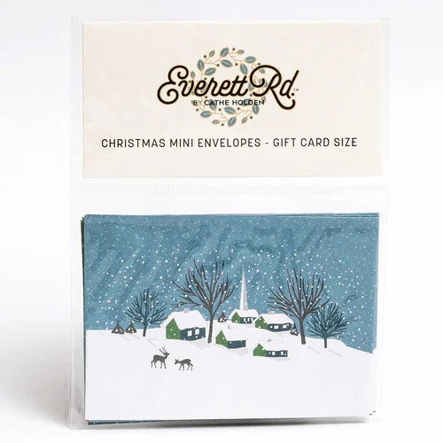 Everett Rd - Winter Wonderland Collection - Mini Envelopes 1 Everett Rd - Winter Wonderland Collection - Mini Envelopes