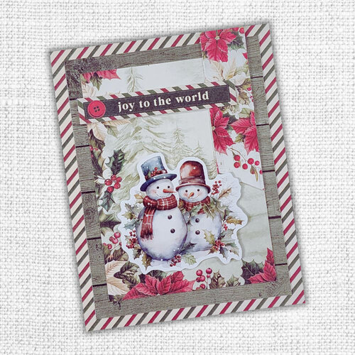 Paper Rose - Christmas Holly Collection - Cardmaking Kit