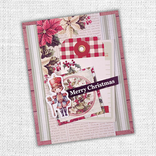 Paper Rose - Christmas Holly Collection - Cardmaking Kit