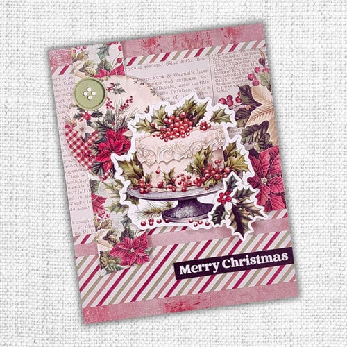 Paper Rose - Christmas Holly Collection - Cardmaking Kit