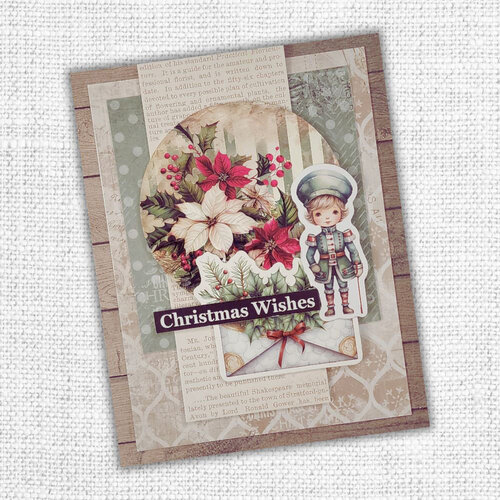Paper Rose - Christmas Holly Collection - Cardmaking Kit