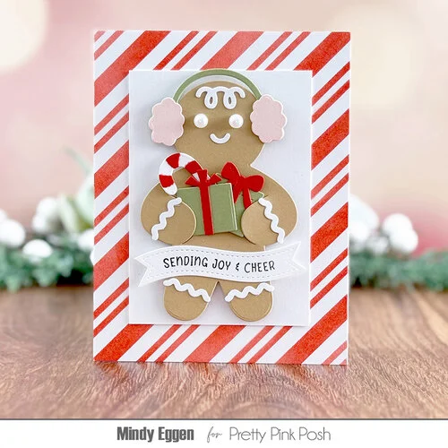 Pretty Pink Posh - Stencils - Candy Cane Strips