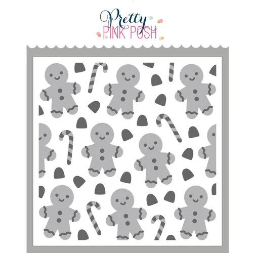 Pretty Pink Posh - Layering Stencils - Gingerbread 1 Pretty Pink Posh - Layering Stencils - Gingerbread