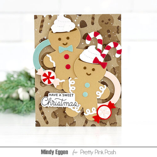 Pretty Pink Posh - Layering Stencils - Gingerbread 2 Pretty Pink Posh - Layering Stencils - Gingerbread
