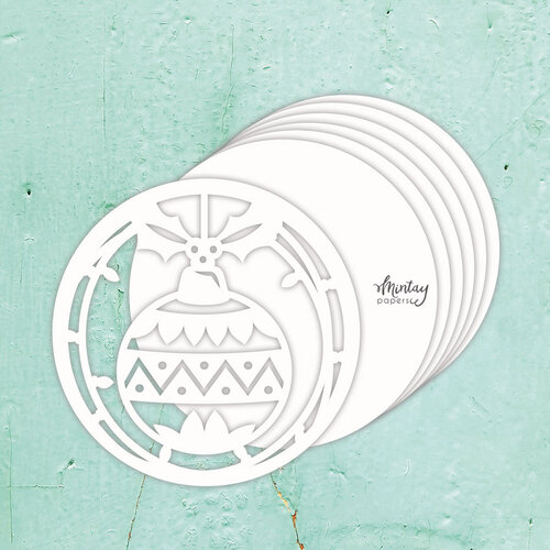 Mintay Papers - Embellishments - Chippies - Xmas Bauble 1 Mintay Papers - Embellishments - Chippies - Xmas Bauble