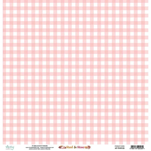 Mintay Papers - Rust & Rose Collection - 12 x 12 Double Sided Paper - 6 3 Mintay Papers - Rust & Rose Collection - 12 x 12 Double Sided Paper - 6