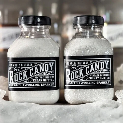 Ranger Ink - Tim Holtz - Distress Rock Candy - Clear and Chunky Glitter Bundle