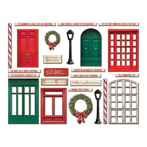 Idea-ology - Tim Holtz - Christmas - Baseboards 2 Idea-ology - Tim Holtz - Christmas - Baseboards