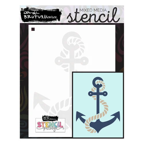 Brutus Monroe - Stencilpalooza Collection - Stencils - Anchored 1 Brutus Monroe - Stencilpalooza Collection - Stencils - Anchored