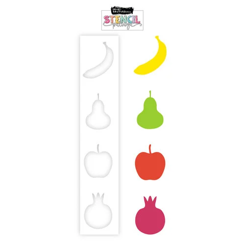 Brutus Monroe - Stencilpalooza Collection - Stencils - Fruit Stand 1 Brutus Monroe - Stencilpalooza Collection - Stencils - Fruit Stand
