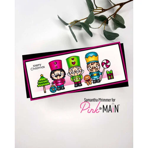 Pink and Main - Clear Photopolymer Stamps - Nutcracker Kisses