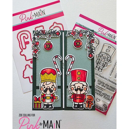 Pink and Main - Clear Photopolymer Stamps - Nutcracker Kisses