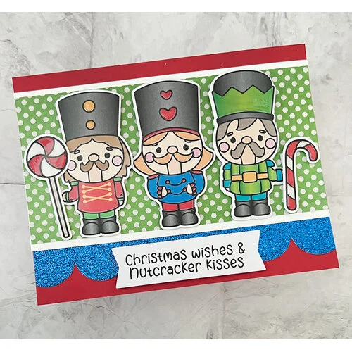 Pink and Main - Clear Photopolymer Stamps - Nutcracker Kisses
