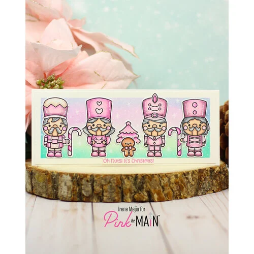 Pink and Main - Clear Photopolymer Stamps - Nutcracker Kisses