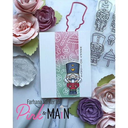 Pink and Main - Clear Photopolymer Stamps - Nutcracker Kisses