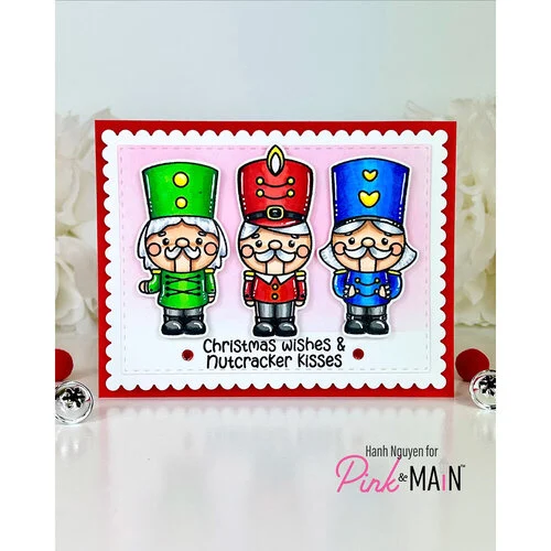 Pink and Main - Clear Photopolymer Stamps - Nutcracker Kisses