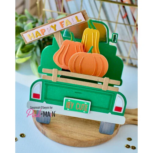 Pink and Main - Dies - Truck Pop Up Card 3 Pink and Main - Dies - Truck Pop Up Card